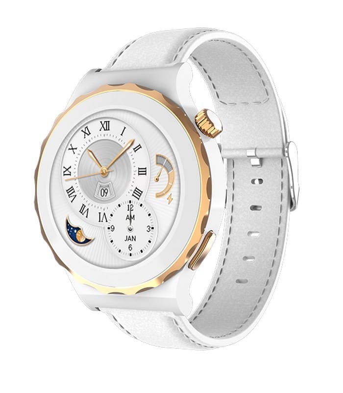 Smartwatch HW3 Mini Blanc gold Homme et Femme prix Tunisie